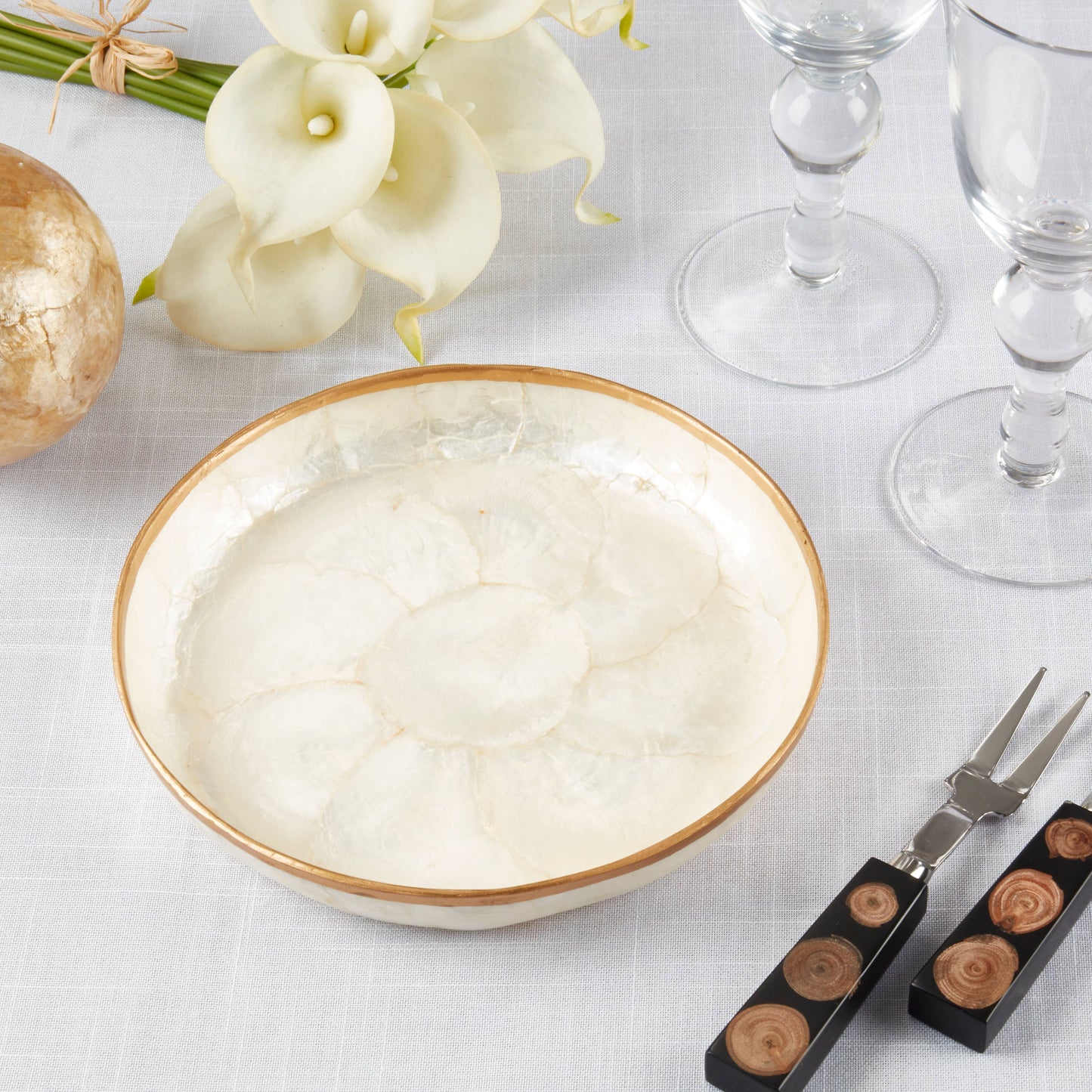 Handcrafted Capiz Shell Plate