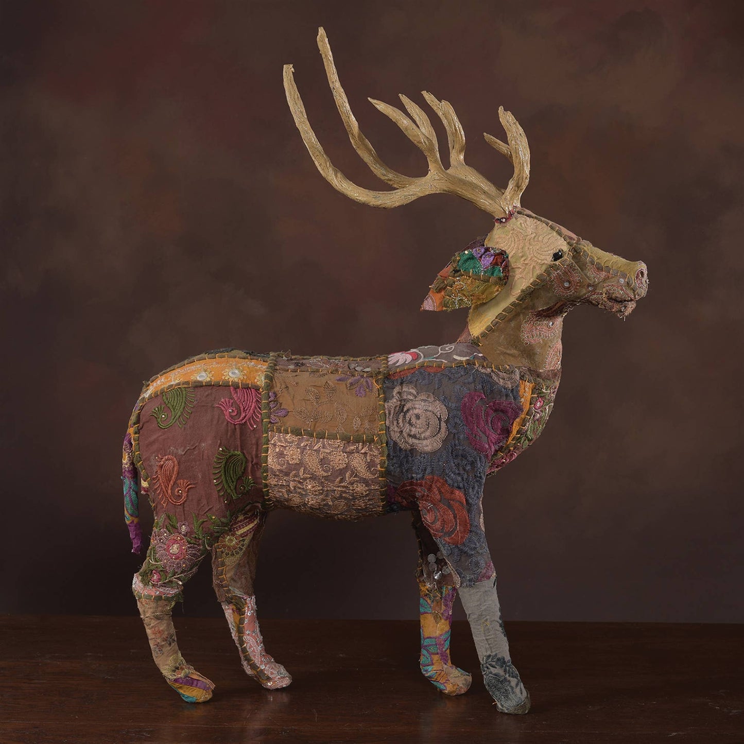 Bavarian Forest Stag Standing -LG- Burgundy