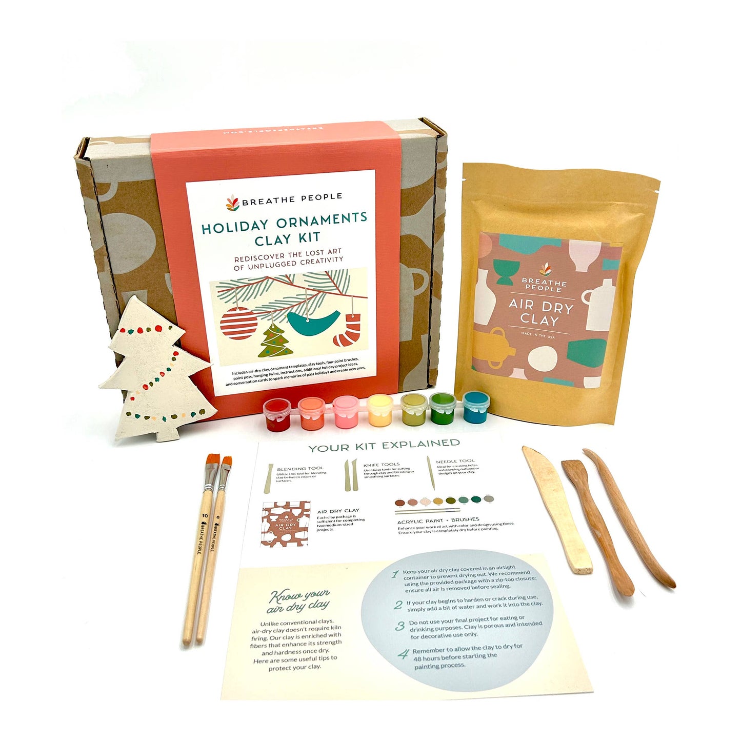 Holiday Ornament Clay Kit