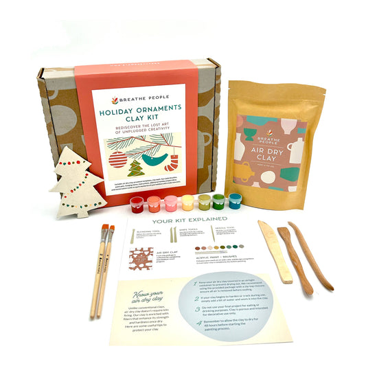 Holiday Ornament Clay Kit