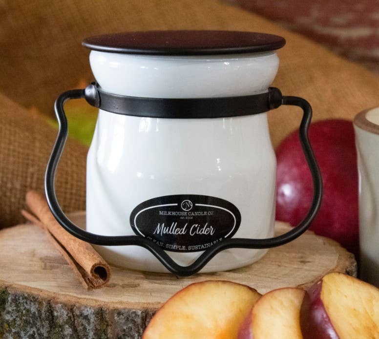 5 oz Cream Jar Candle: Mulled Cider