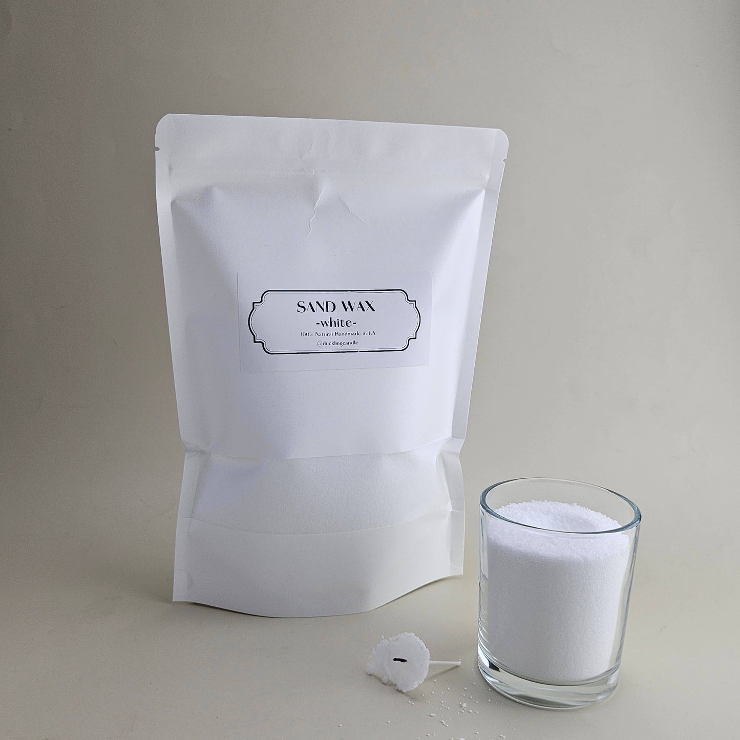 Sand Wax DIY Candle | 100% Natural Pearled candle kit