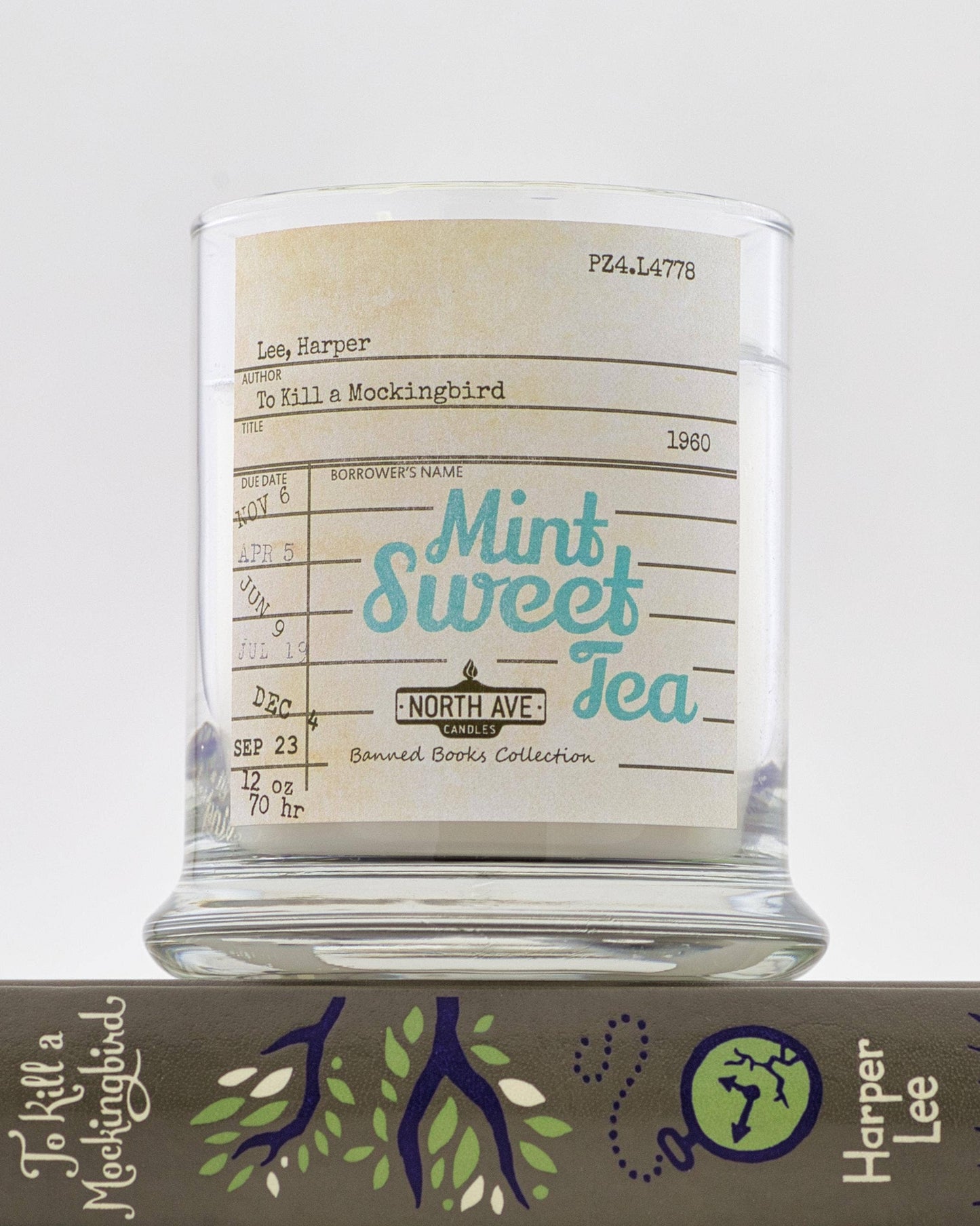 Banned Book Candle / To Kill a Mockingbird / bookstore gift