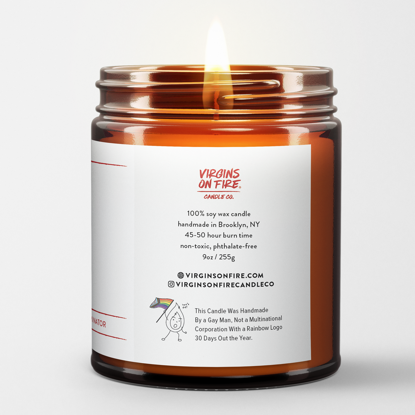 THIS CANDLE WAS MADE BY A GAY MAN 🏳️‍🌈 (Sage & Lavender)