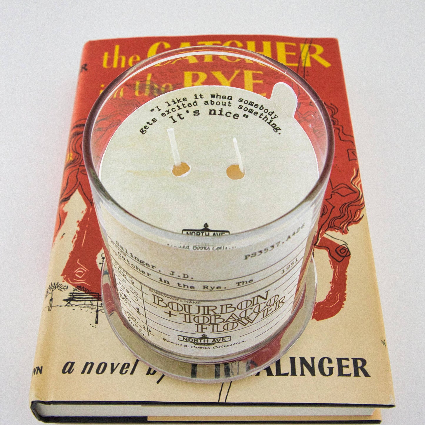 Banned Book Candle / The Catcher in the Rye / Bookish Gift