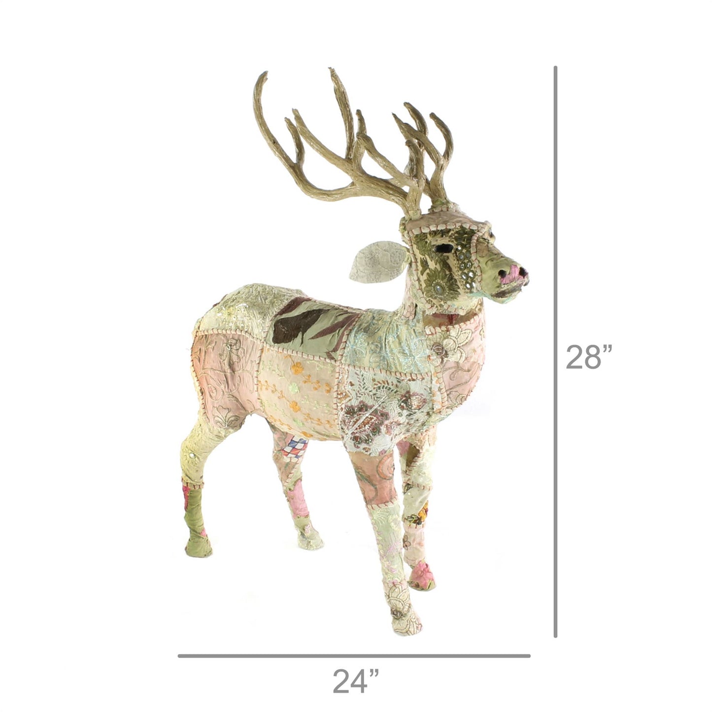 Bavarian Forest Stag Standing - Lrg - Beige Sari