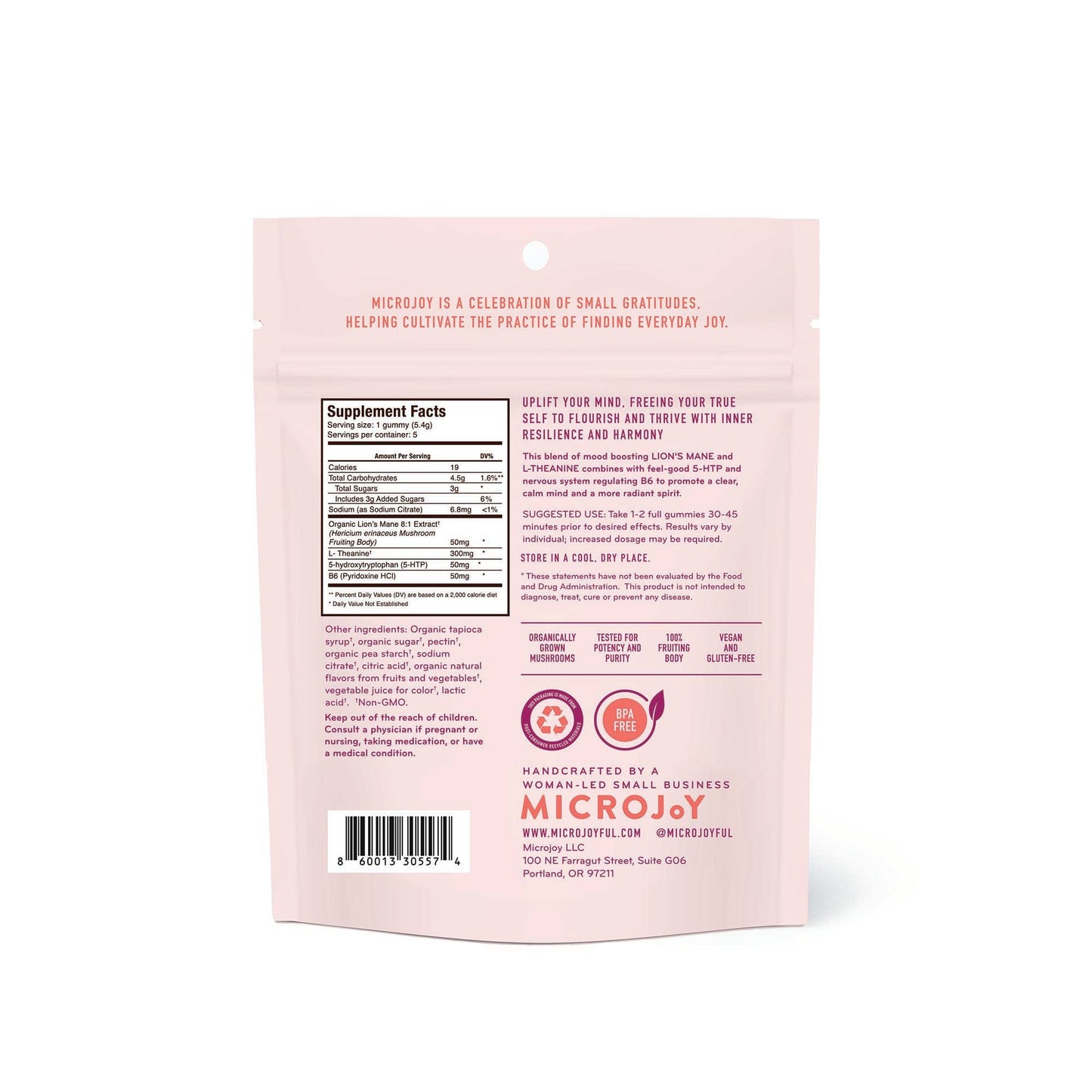 Elevate Mushroom Gummies (5) / Vegan Supplement / Mood