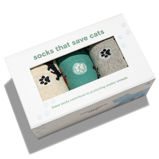 Boxed Set Socks that Save Cats