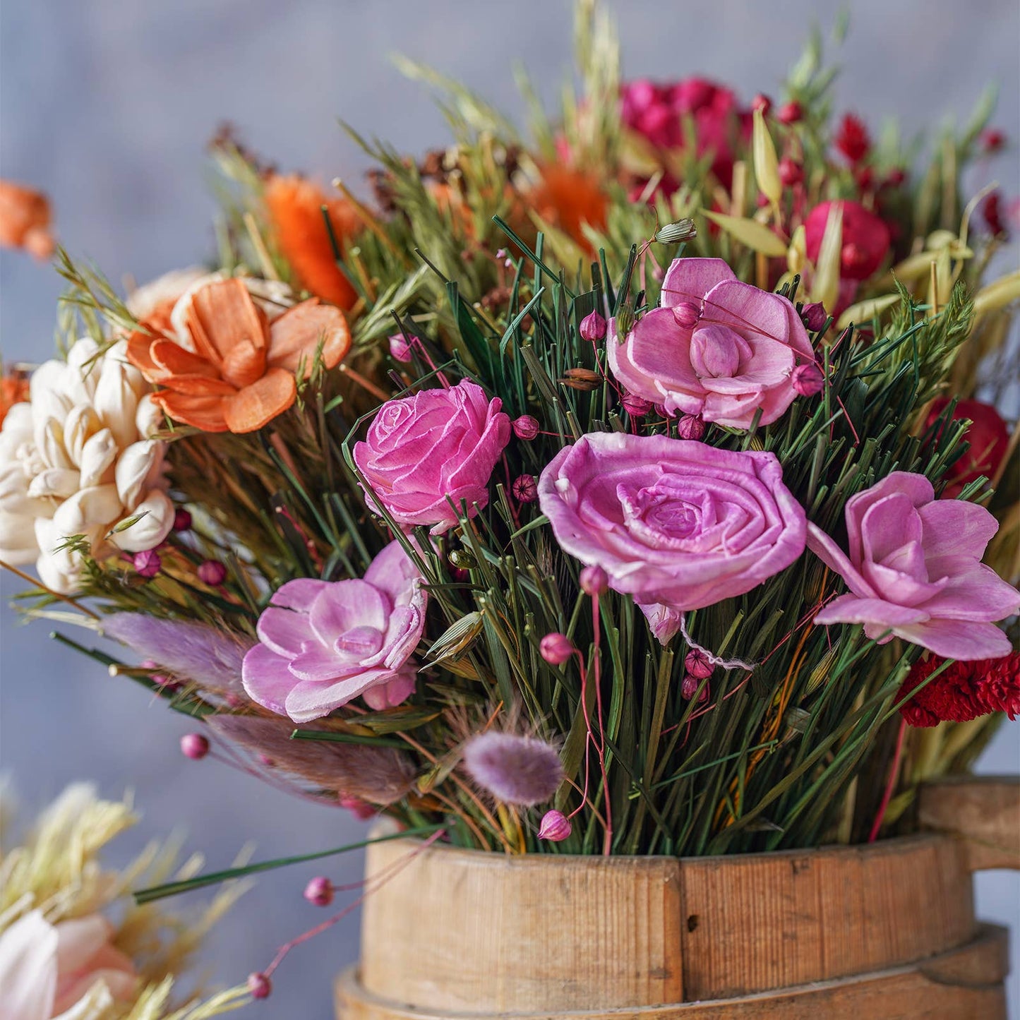 Dried Flower Bouquet Mixed Color, Large