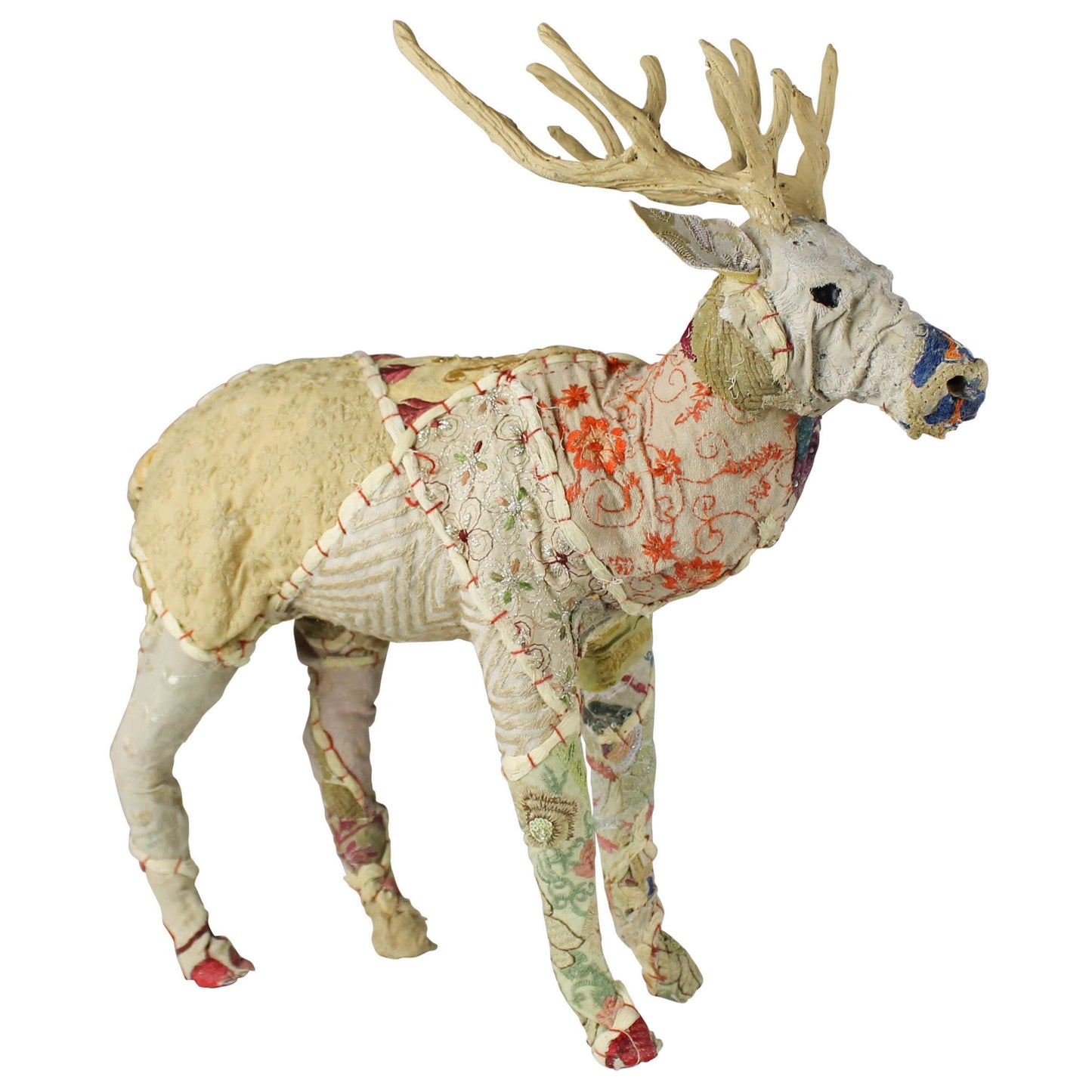 Bavarian Forest Stag Standing - M - Beige Sari