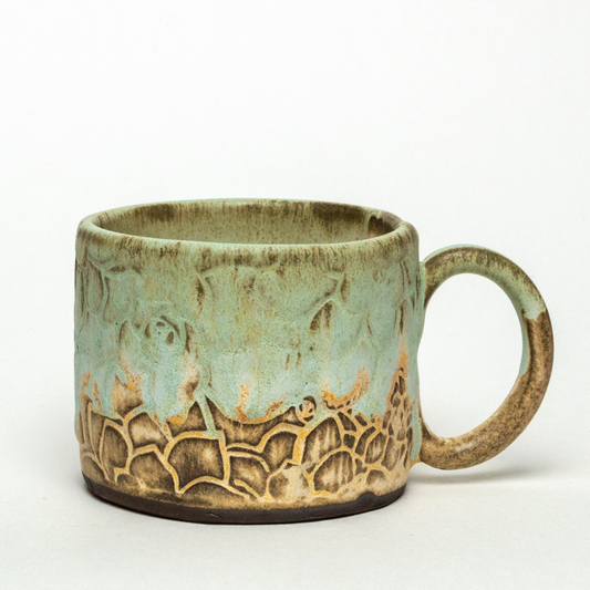 Green Succulent Mug