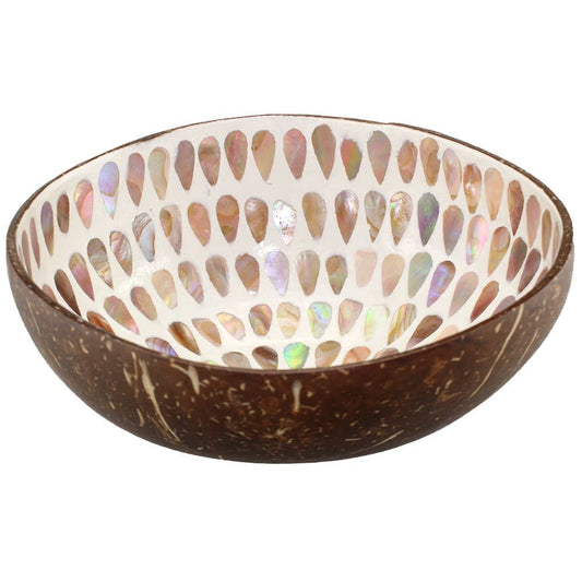 Coconut Bowl Mother of Pearl Inlay -LVH01