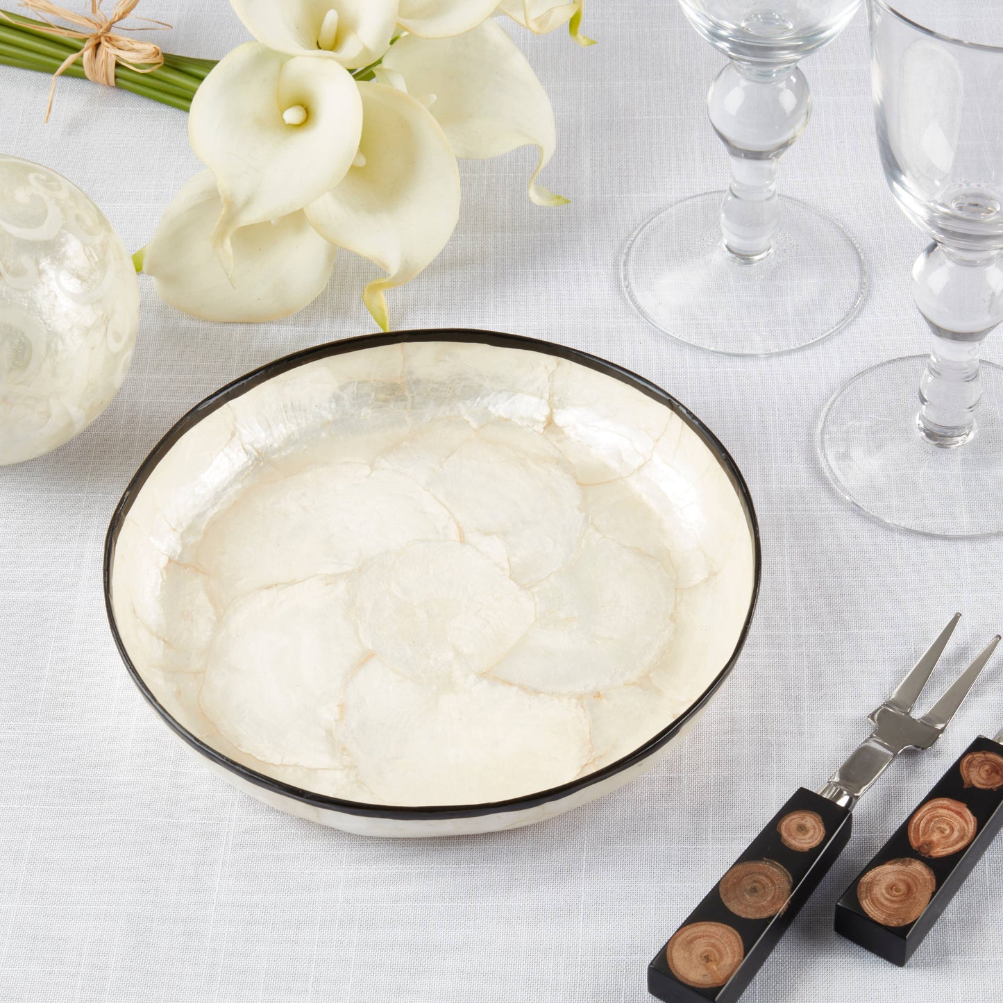 Handcrafted Capiz Shell Plate