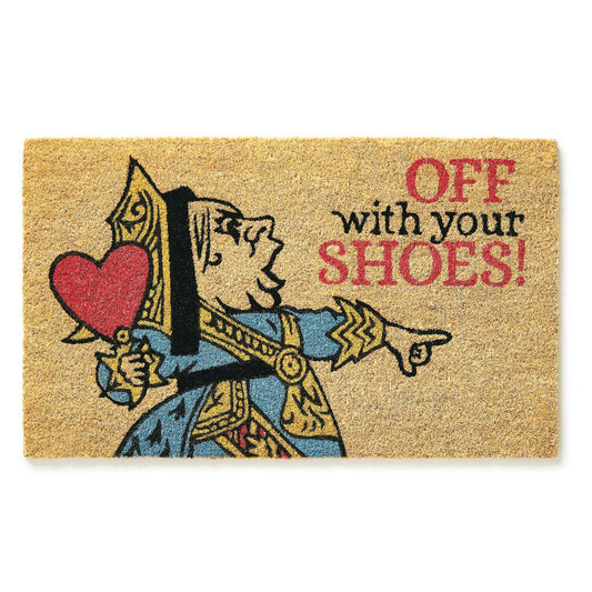 Victoria and Albert Museum Queen of Hearts Coir Doormat