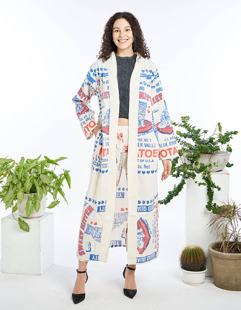 COTTON LONG CARDIGAN (TH-2017)