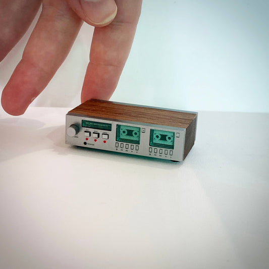 Miniature Tape Deck 1:12 Scale