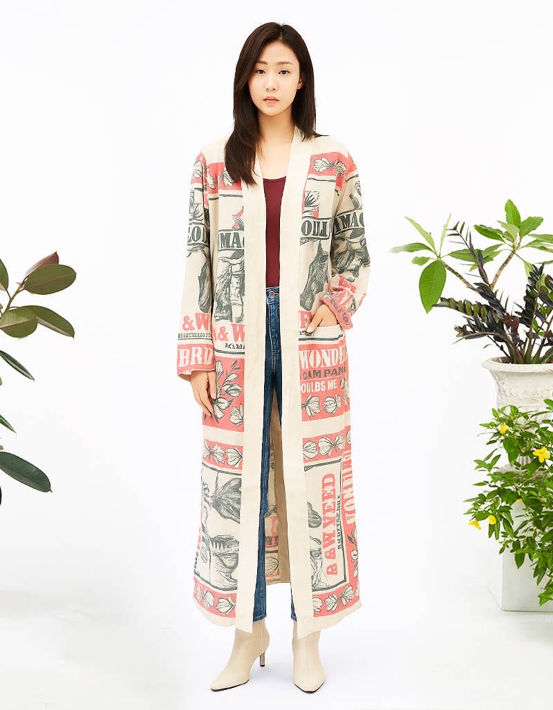 COTTON LONG CARDIGAN (TH-2017)