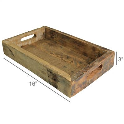 Ingram Tray, Reclaimed Wood - Sm