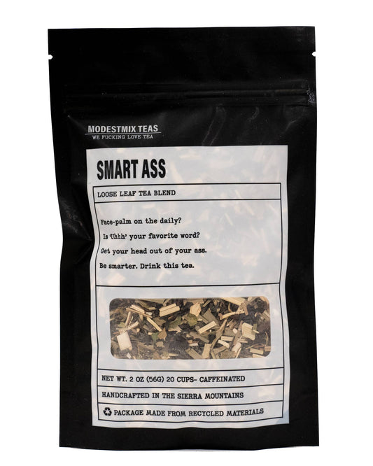 Smart Ass: caffeinated loose leaf tea blend