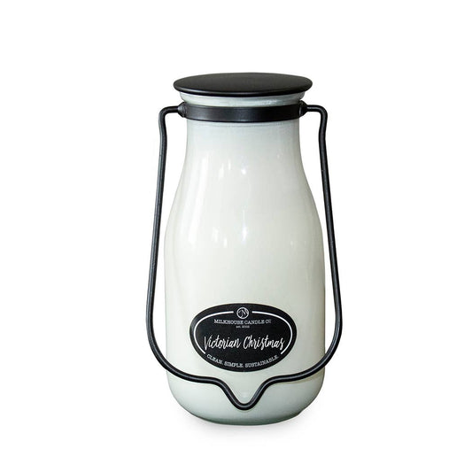 14 oz Milkbottle Candle: Victorian Christmas