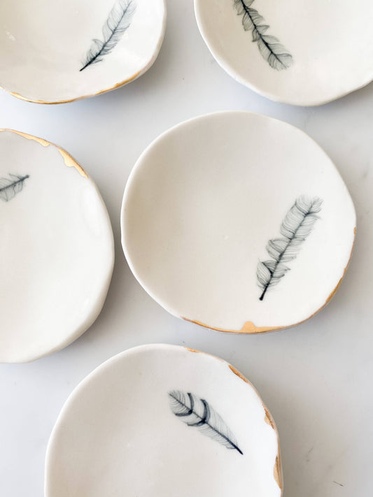 Feather Ring Dish