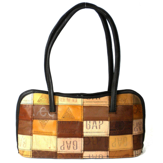 Leather Label Anarkali Bag- Upcycled!