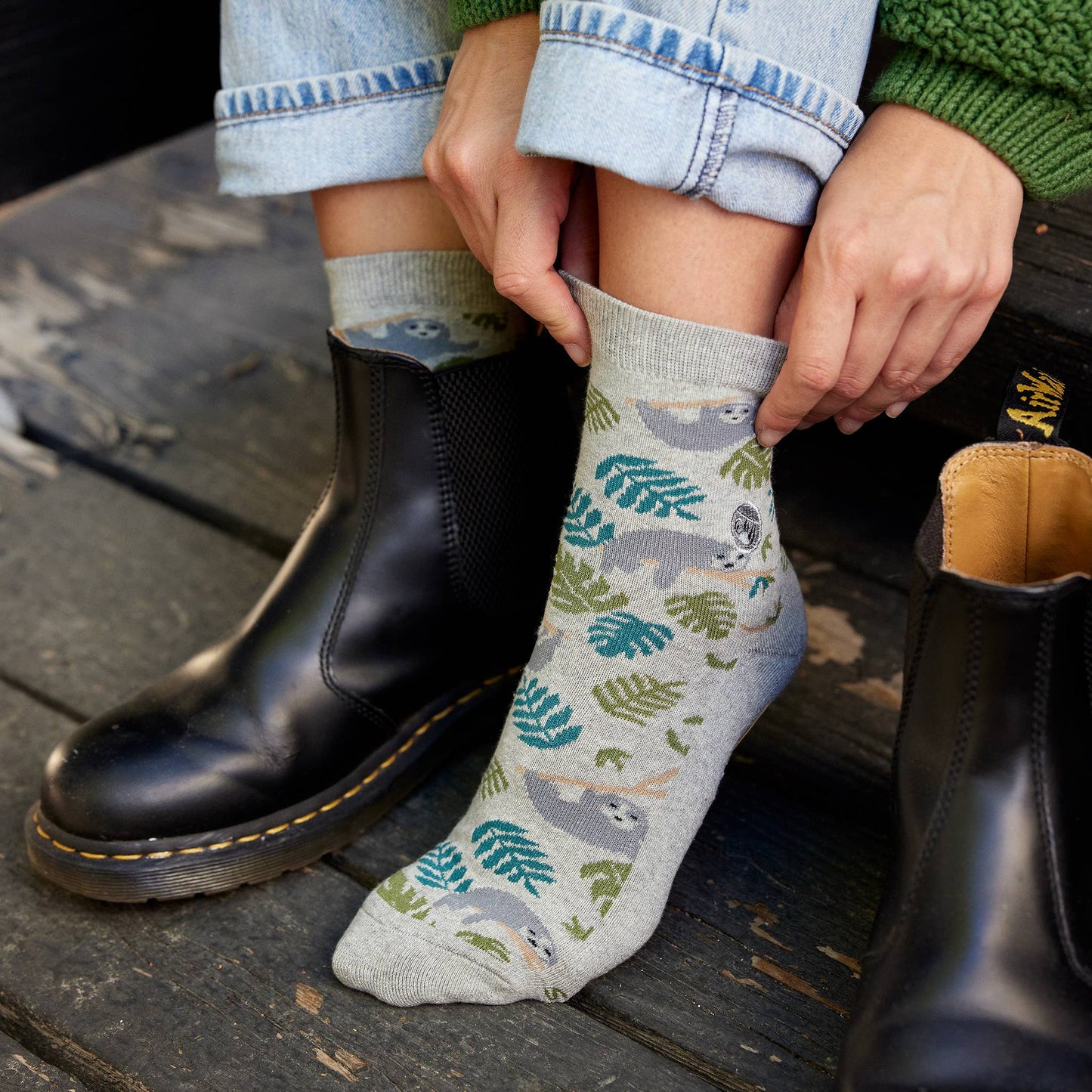 Quarter Socks that Protect Sloths