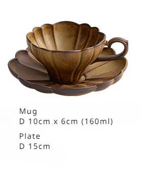 Gohobi  Floral Shaped Coffee Mug