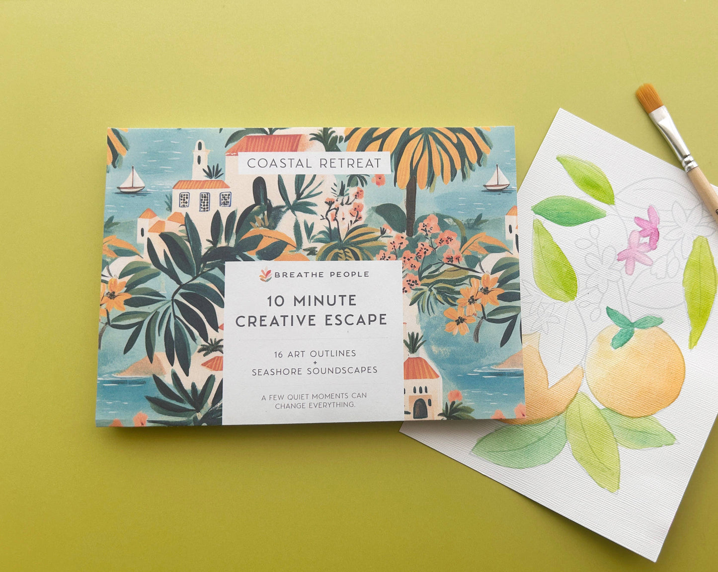 10 Minute Creative Escape Art Book — Forest Floor