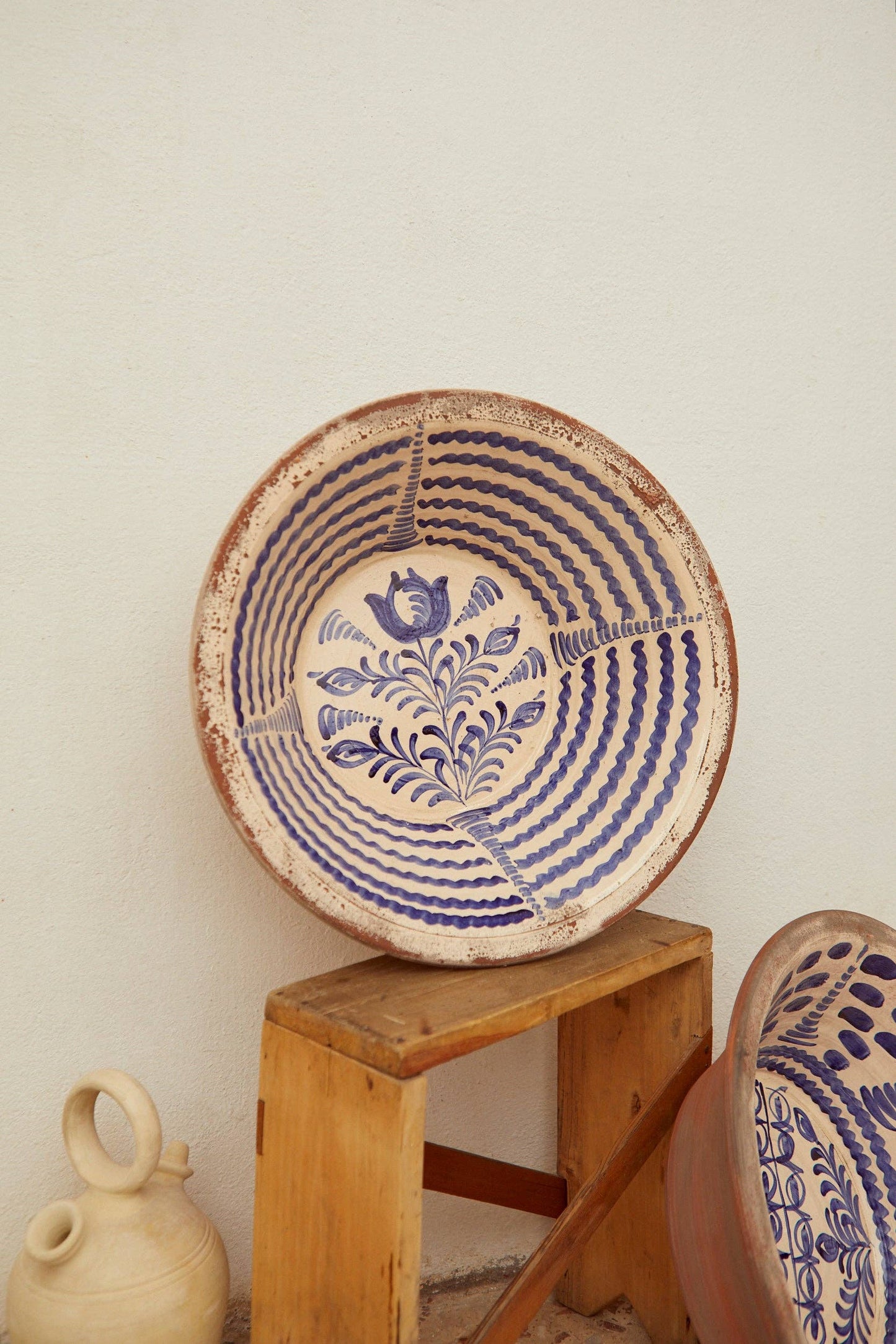 Blue lebrillos granaínos
