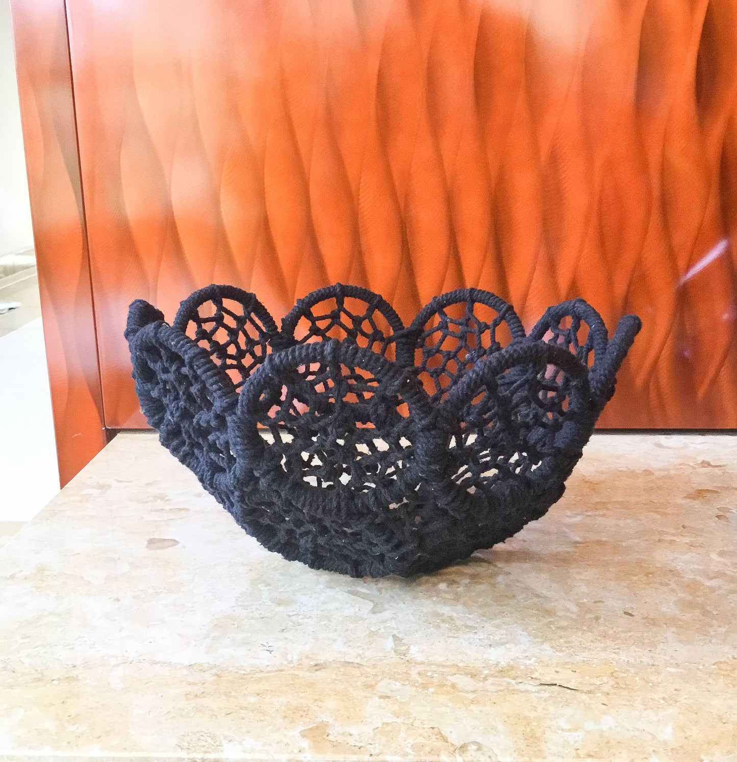 Jute Flower Baskets, Set of 3