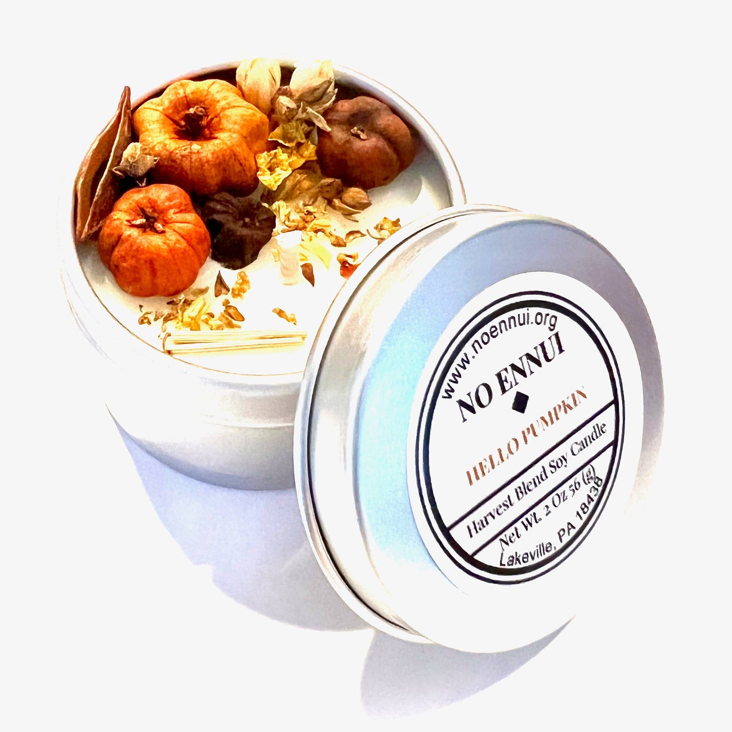 "Hello Pumpkin" Harvest Blend Fall/Autumn soy candle