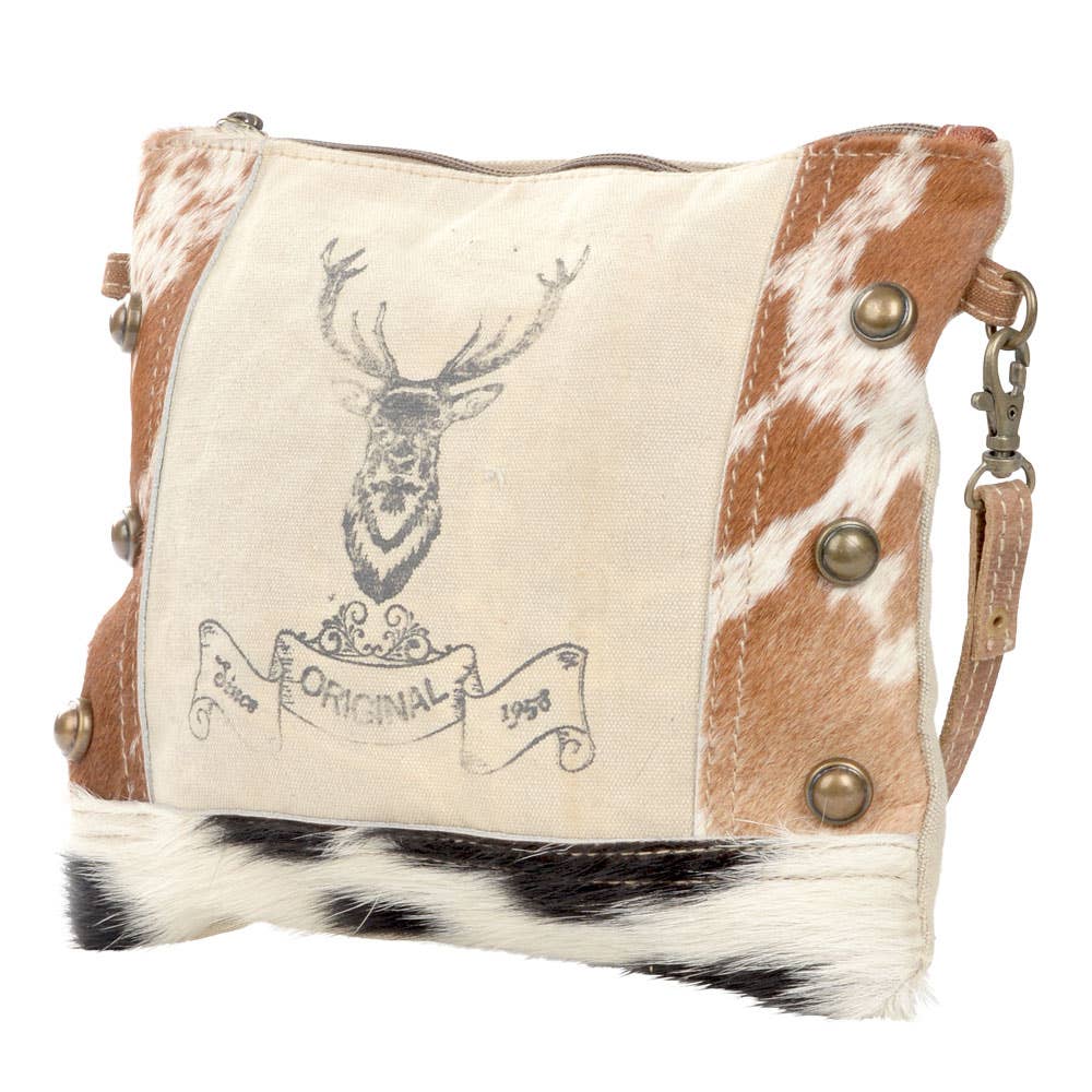 Deer Original Crossbody Bag With Cowhide