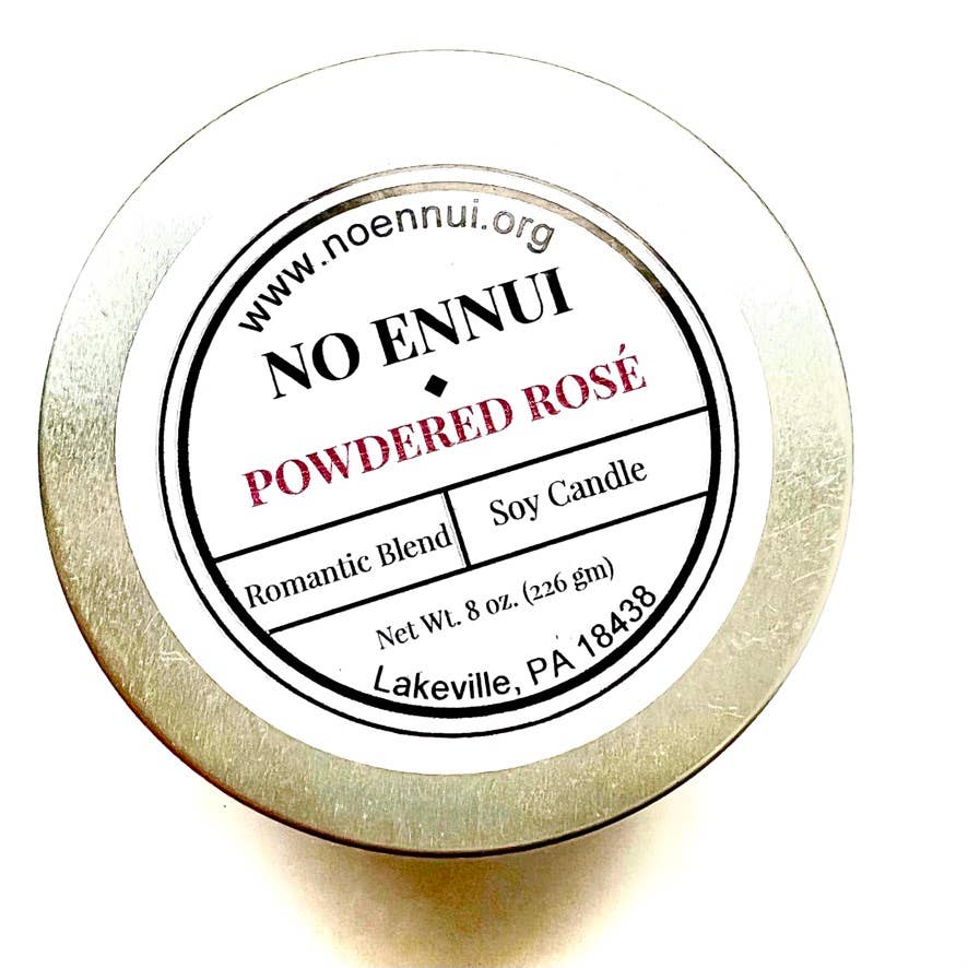 "Powdered Rose´" Botanical Floral Soy Candle