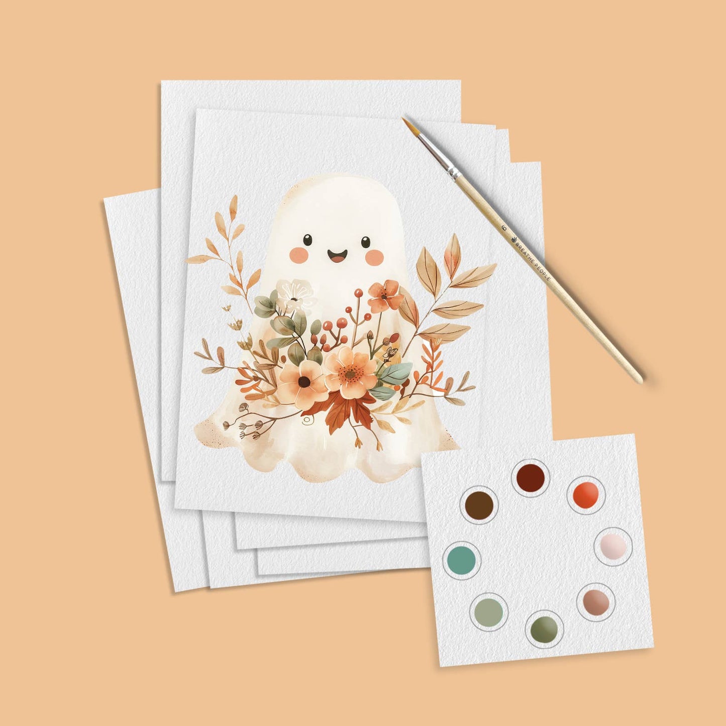 Watercolor Postcard Kit:- Fall