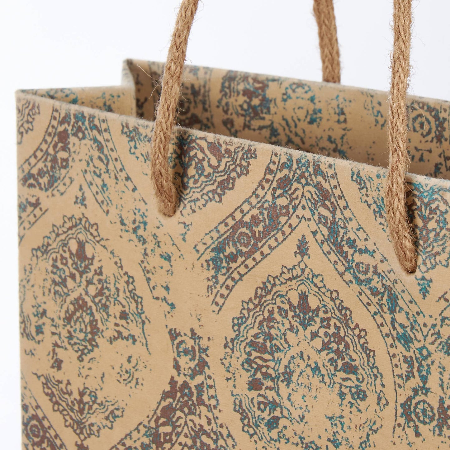 Indigo Paisley Gift Bag