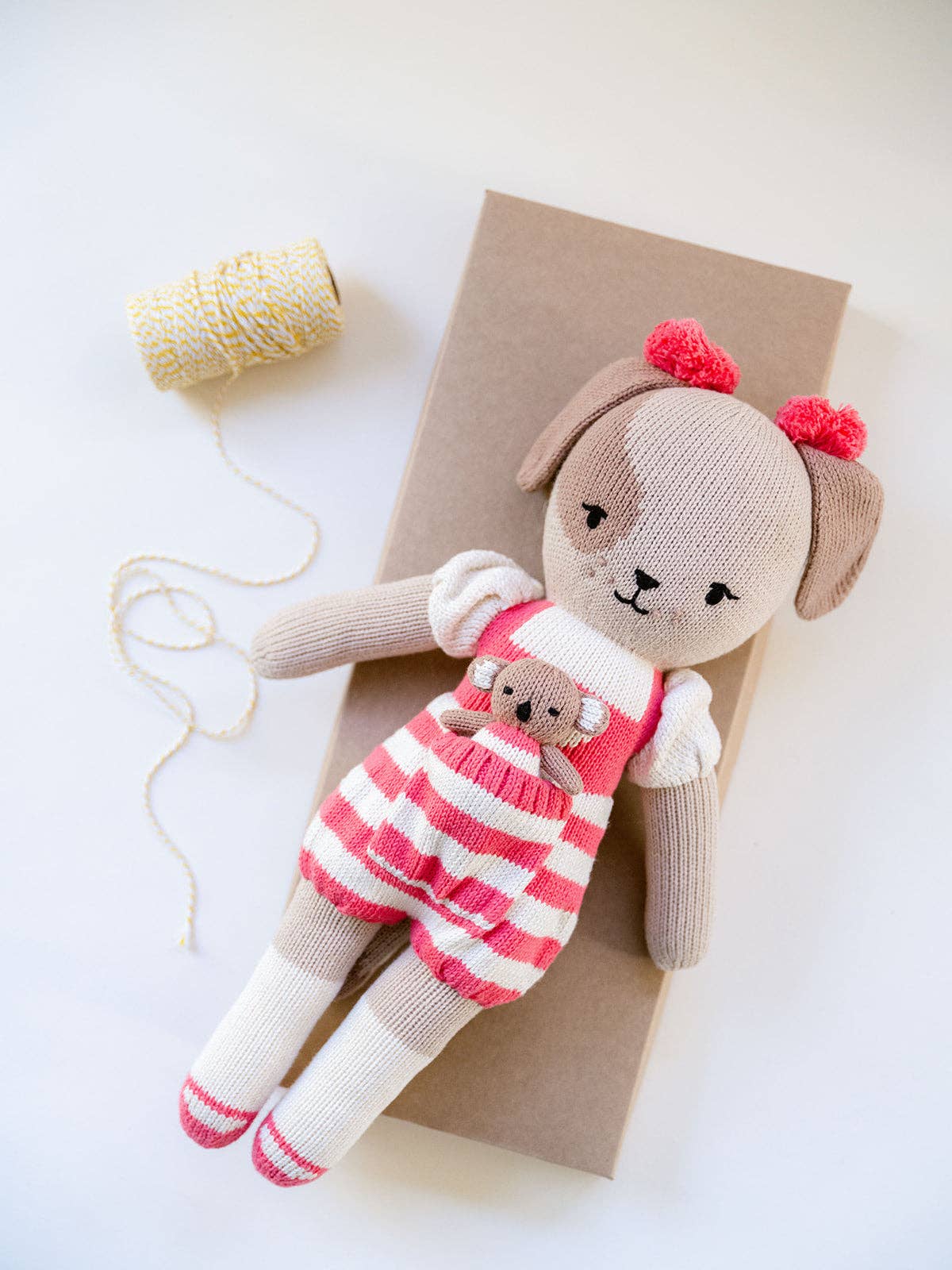 18" Delilah the Dog with 3" Mini Pocket Pal Dot the Koala