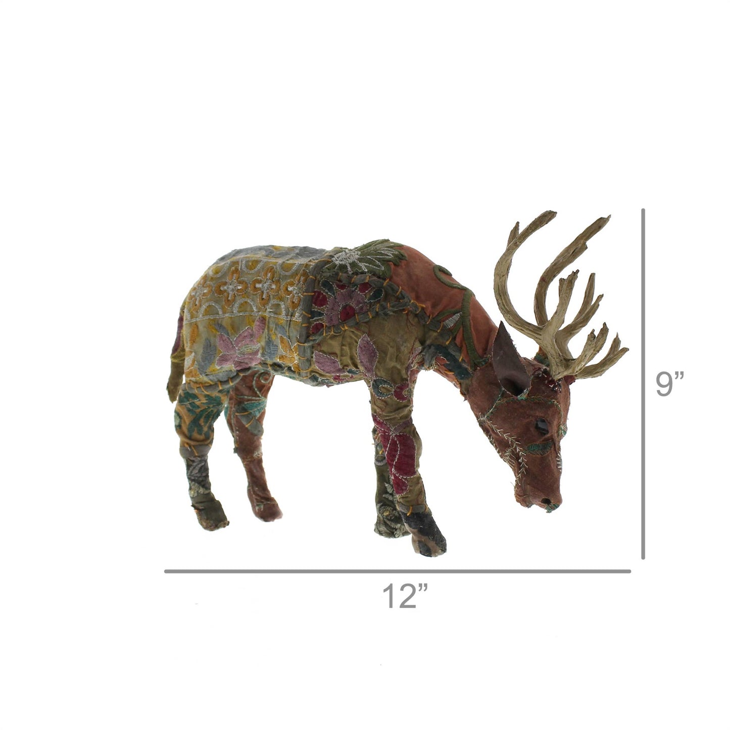 Bavarian Forest Stag Grazing - Sm - Burgundy