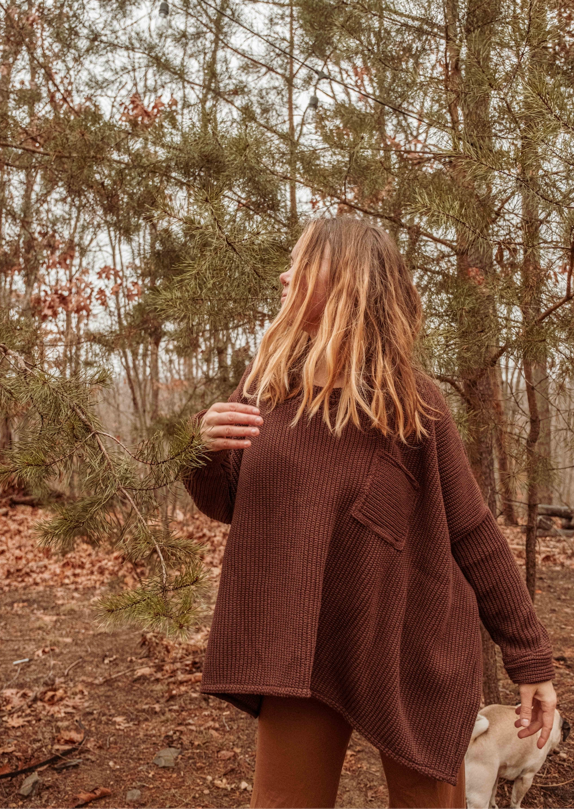 100% Organic Cotton Unisex Pocket Oversized Pullover Sweater