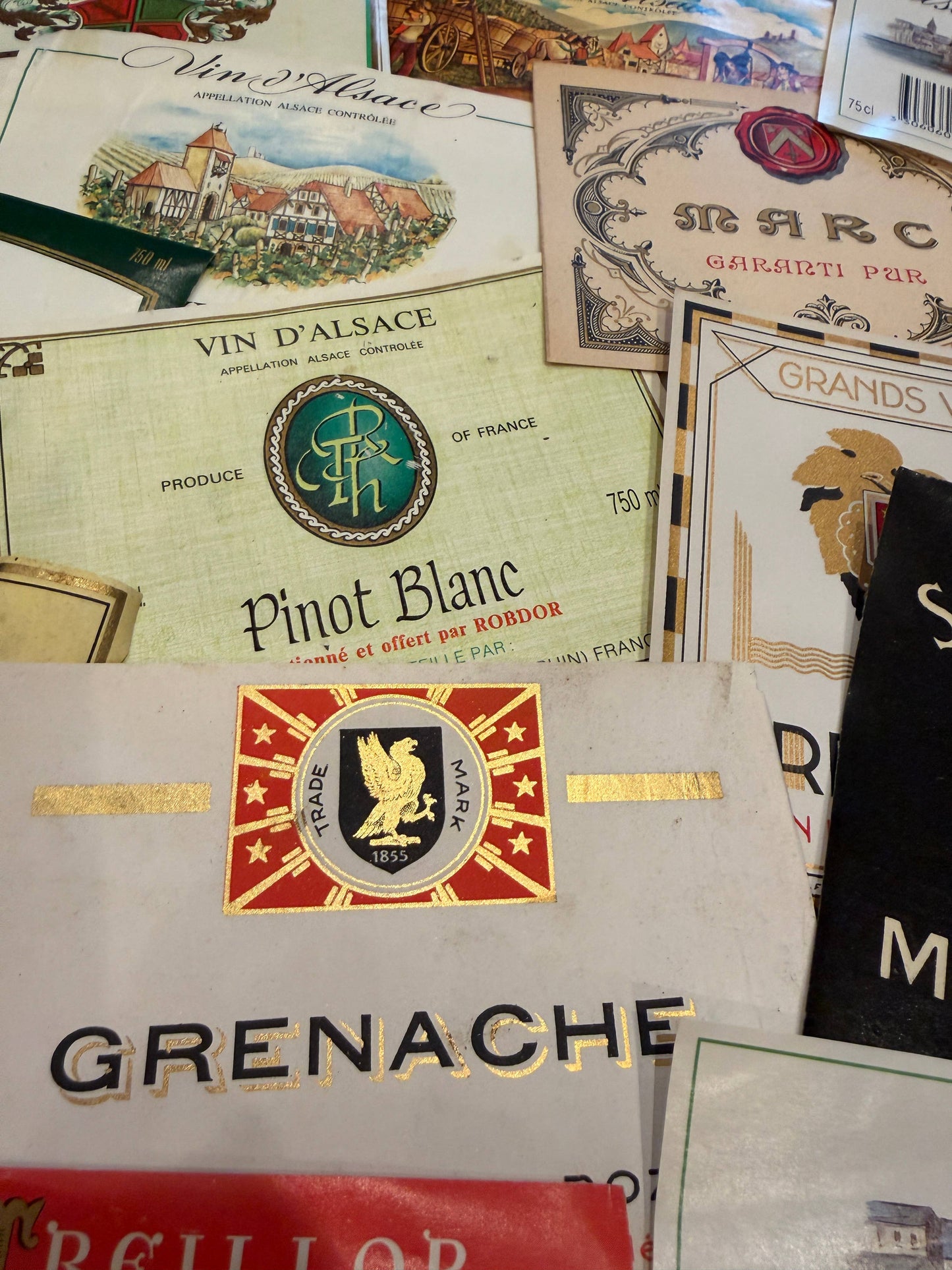 Antique and Vintage Labels in bundles of 10