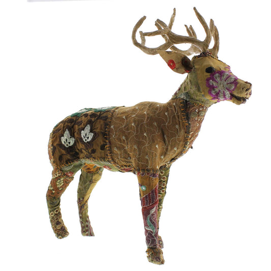 Bavarian Forest Stag Standing - M - Burgundy