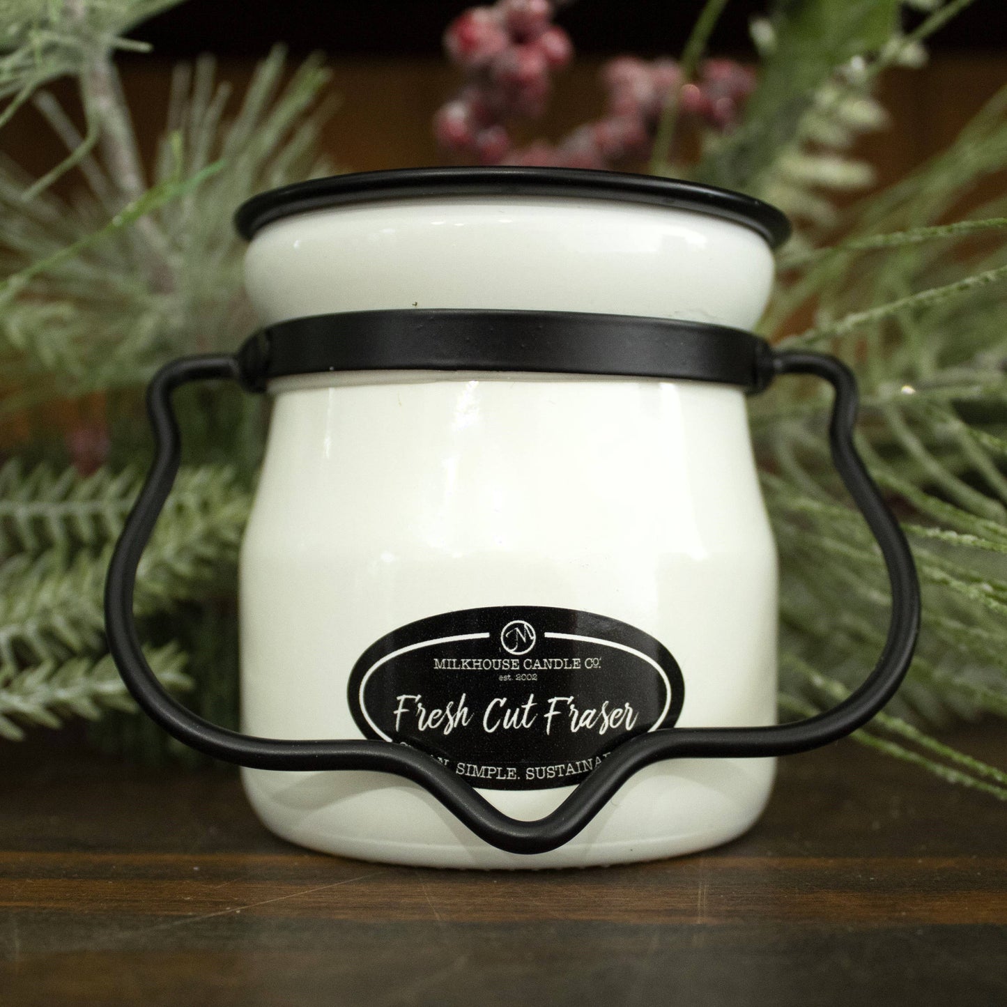 5 oz Cream Jar Candle: Fresh Cut Fraser