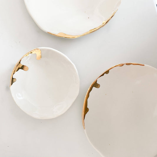 White Mini Ring Dish