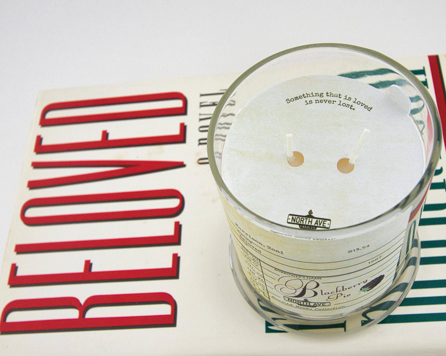 Banned Book Candle / Beloved / Toni Morrison / bookish gift