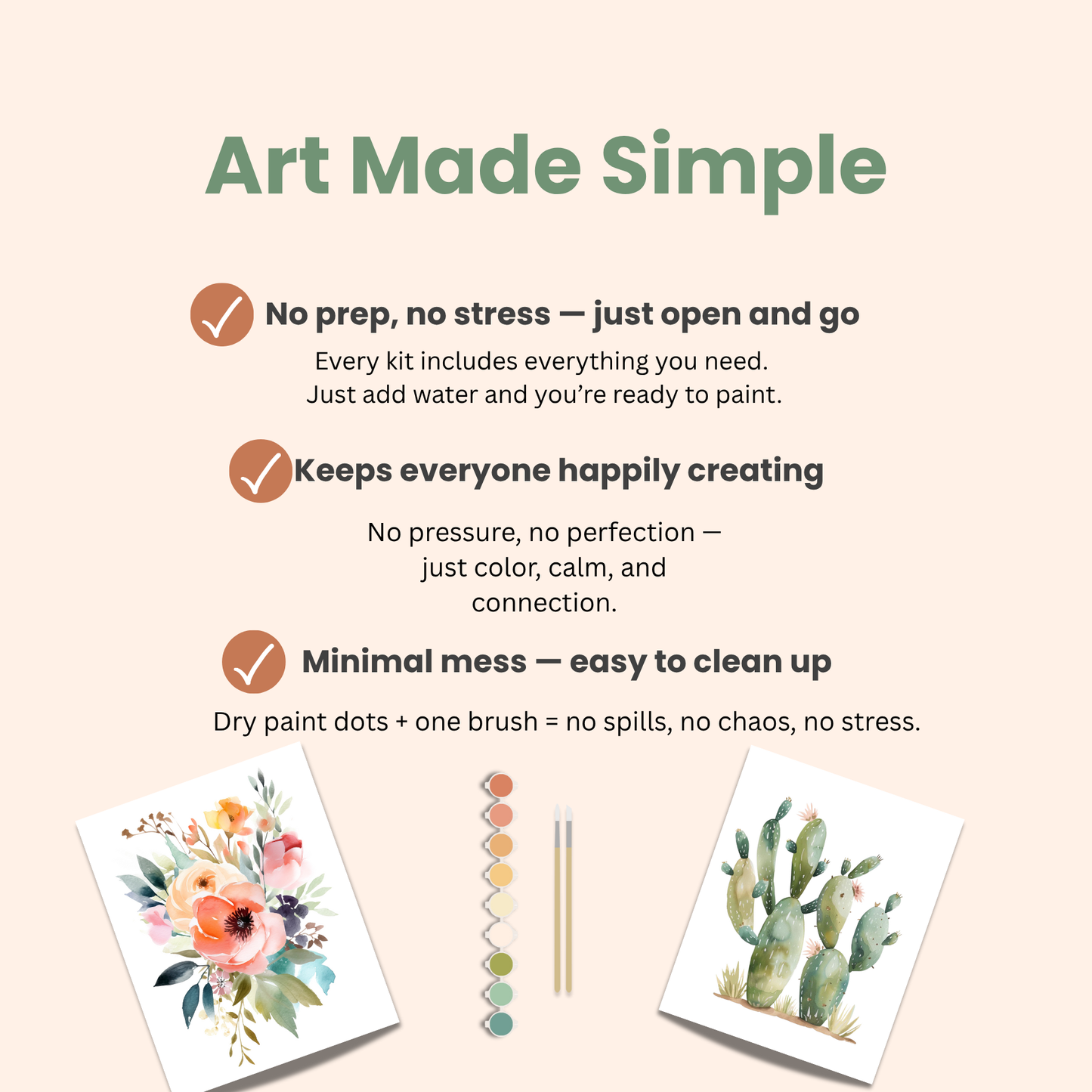 All-In-One Jar of Flowers Watercolor Kit