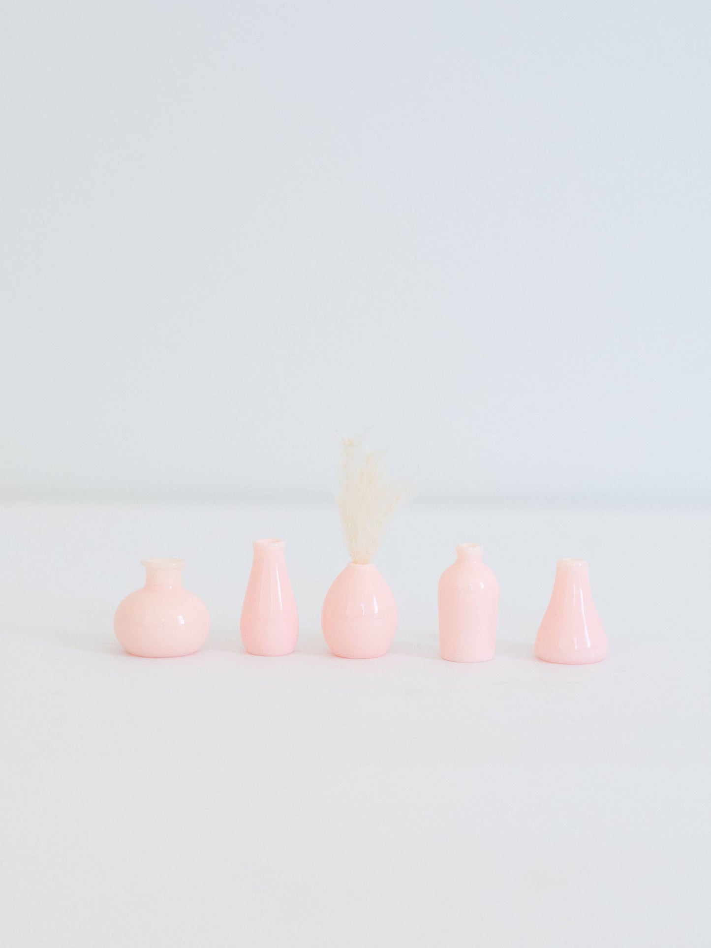 Dollhouse Miniature Pink Vase | 5 Styles