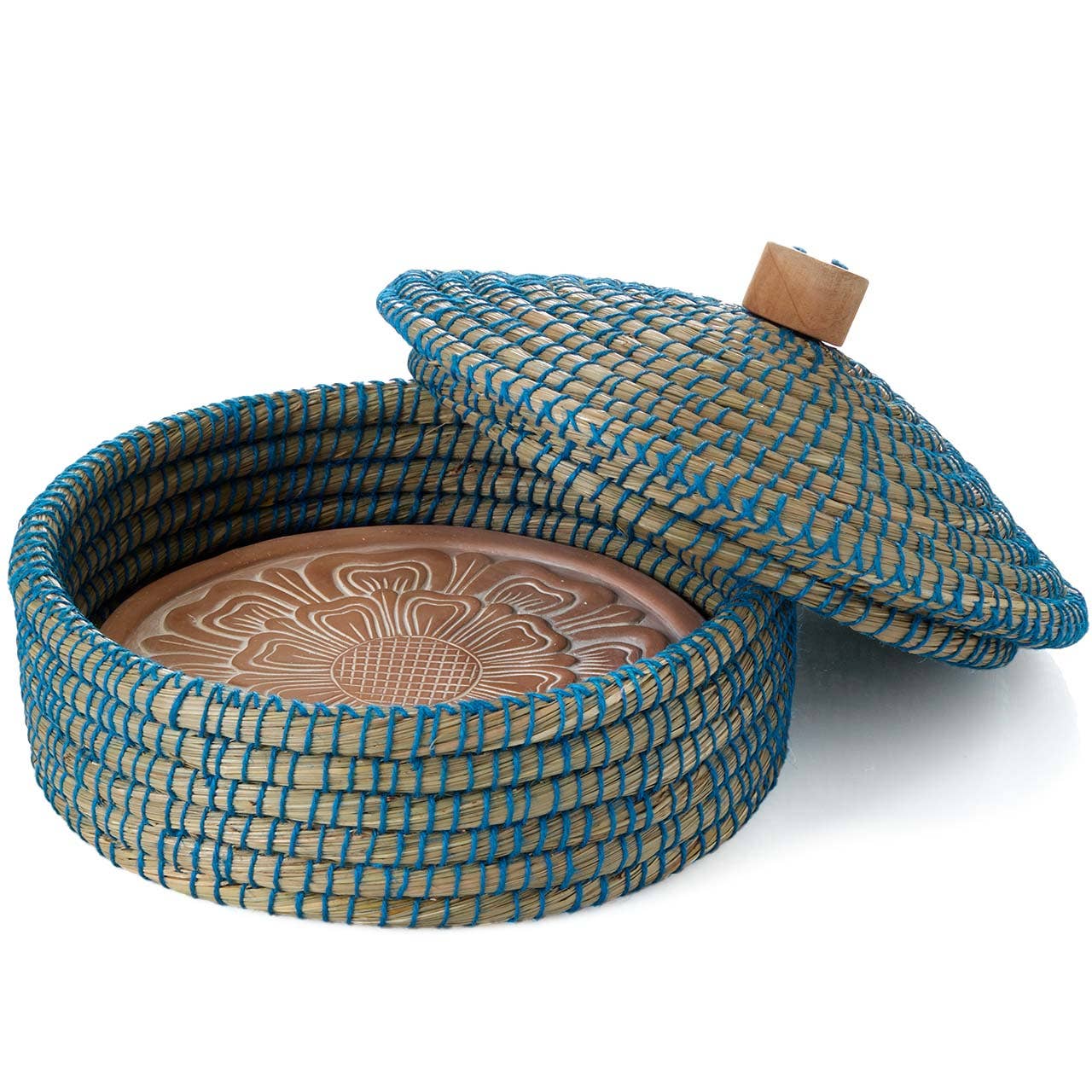 Zinnia Lidded Breadwarmer