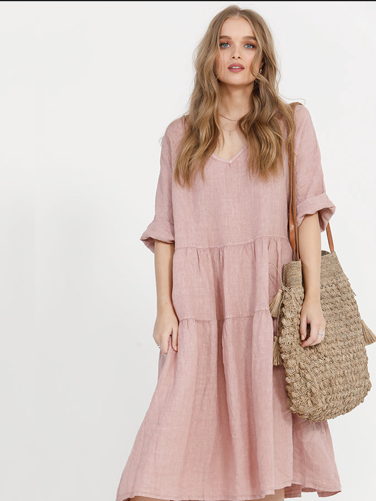WOMEN'S - STELLA LINEN DRESS