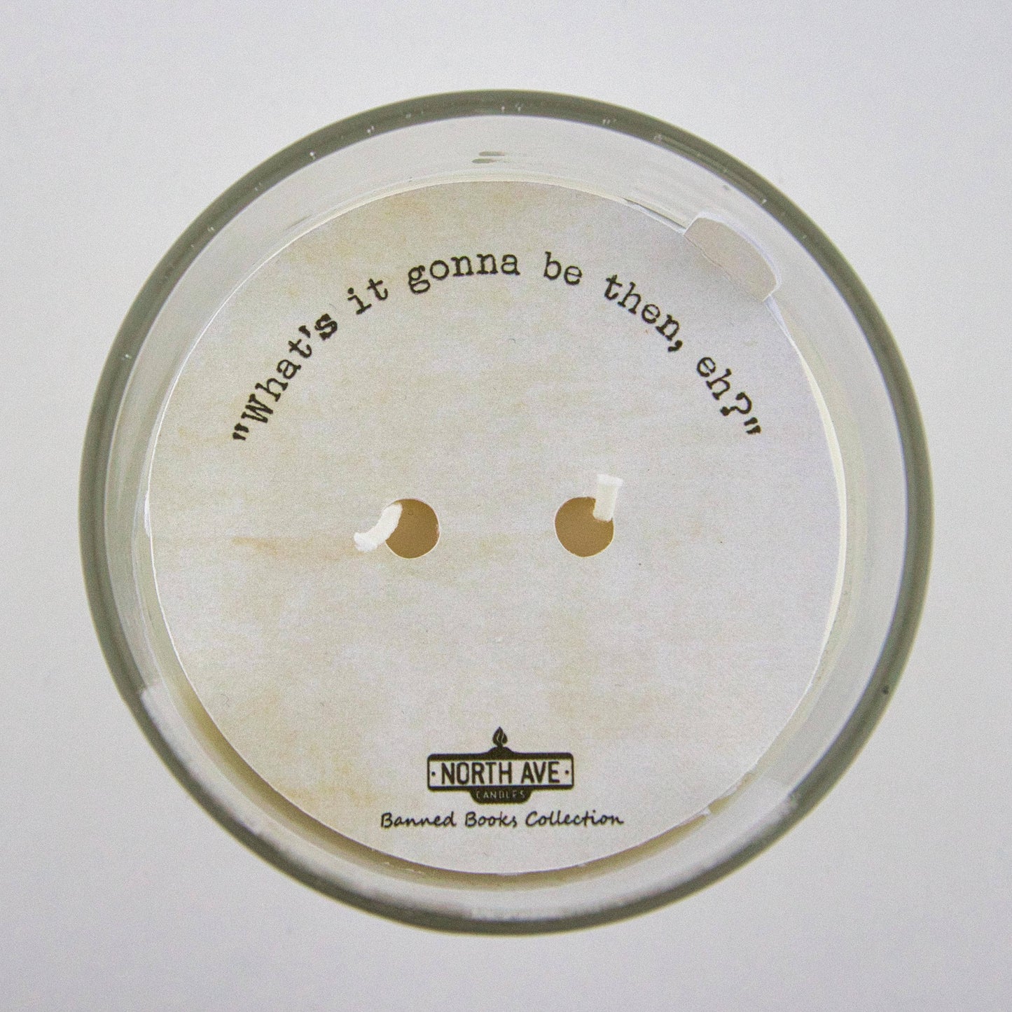 Banned Book Candle / A Clockwork Orange / book themed candle