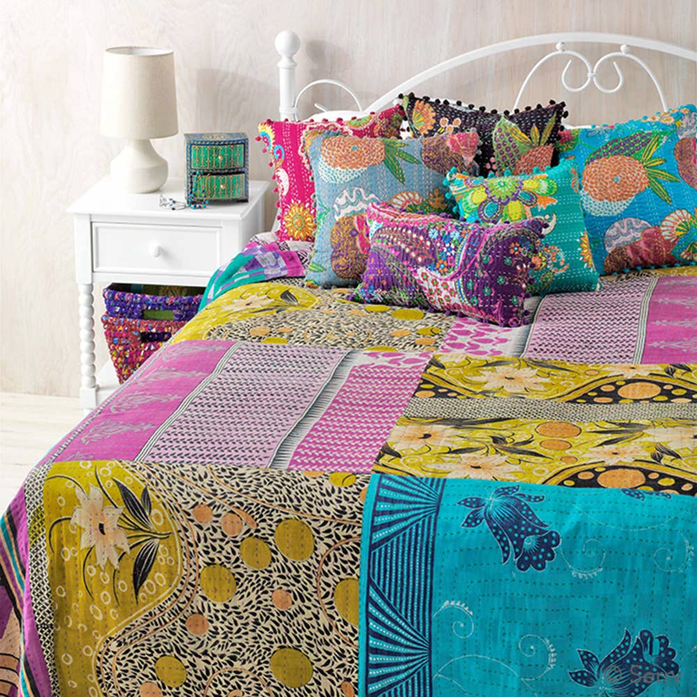 Kantha Bedcover